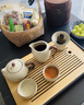 尚言坊汝窯功夫茶具整套高檔家用陶瓷泡茶壺茶杯器具全套裝中秋節(jié)禮物 曬單實拍圖