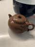 百年利永 宜興名家純?nèi)止ぷ仙皦卦V老段泥樂桃壺功夫茶具泡茶壺190cc 曬單實(shí)拍圖