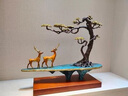 MOREISAN銅鹿擺件藝術(shù)收藏品《路路發(fā)財(cái)》銅迎客松家居裝飾品開業(yè)禮物 純銅彩色路路發(fā)財(cái)迎客松 曬單實(shí)拍圖