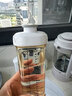 安配適配赫根奶瓶蓋配件透明防塵蓋存儲(chǔ)蓋學(xué)飲杯重力球吸管直飲水杯蓋 水杯口【18月+】白蓋 曬單實(shí)拍圖