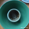 悠瓷（youcci）古樸手作粗陶6.5英寸高腳碗家用個(gè)性陶瓷沙拉碗日式拉面碗斗笠碗 6.5英寸粗陶高腳面碗-墨綠 曬單實(shí)拍圖