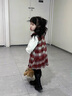 G.DUCKKIDS小黃鴨童裝女童連衣裙秋冬兒童小香風(fēng)背心裙小女孩過(guò)年拜年服套裝 背心裙+打底衫 100 建議2~3歲【 90-100cm】cm 曬單實(shí)拍圖