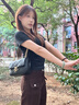 CinvaiKrose通勤包包女包2025新款斜挎包女士單肩鏈條包生日圣誕節(jié)禮物送女友 黑色Black【小號(hào)】送女友老婆走心 曬單實(shí)拍圖