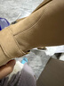 百麗（Belle）復古鞋頭擦色休閑靴女2025冬商場(chǎng)同款真皮厚底短靴E5D1DDD5預售 杏色 35 曬單實(shí)拍圖