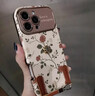 品盟（PISMEXOK）適用于蘋果iPhone17/16/15promax手機殼皮質(zhì)玫瑰立體山茶花復(fù)古法式保護套個性創(chuàng)意時尚女款 iPhone 17 Pro Max 默認(rèn)1 曬單實拍圖