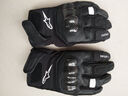 Alpinestars SMX-Z a星摩托車(chē)手套四季防水羊皮拼接短款機車(chē)騎行手套 黑色 L 曬單實(shí)拍圖