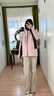 波司登（BOSIDENG）【反季】沖鋒衣鵝絨羽絨服男女情侶同款90絨三合一防風防雨外套 【店長推薦】蘇梅粉 生巧咖161B M 165/88A 曬單實拍圖