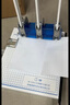 道頓（DOCON） DC-1003DA 電動(dòng)三孔干部人事檔案卷宗資料票據(jù) 83mm孔距全自動(dòng)辦公文件穿線打孔線式裝訂機(jī) 1015A手動(dòng)三孔空心鉆打孔150頁(yè) 曬單實(shí)拍圖
