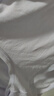 ubras【60S新疆棉】萊卡女士中腰內褲抗菌透氣舒適三角褲3條裝 漣漪藍(純凈藍)+柔灰紫+白 3條 L 曬單實(shí)拍圖