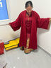 織造司錦鳳原創(chuàng)明制宋漢服國風(fēng)交領(lǐng)襯衫紅色馬面裙婚服敬酒服新娘 三件套(褙子+襯衫+馬面裙) 贈飄帶 L 曬單實拍圖