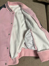 迪士尼女童棒球服外套秋女孩秋裝上衣女寶兒童外套朱迪棒球服 豆沙粉140 曬單實(shí)拍圖