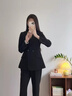 匆蒙時(shí)尚西裝領(lǐng)女士西裝外套免燙垂感商務(wù)正裝面試求職氣質(zhì)修身小西裝 曬單實(shí)拍圖