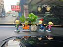 佩慕汽車擺件車載創(chuàng)意可愛車內(nèi)飾品裝飾用車飾用品大全 酒壇四小和尚+荷葉禪罐無防滑墊 曬單實(shí)拍圖