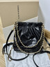 CHARLES&KEITH迷你菱格流浪包單肩斜挎雙肩包包女包生日禮物CK2-60782390 Black黑色 S 曬單實(shí)拍圖