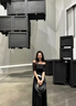 俞兆林絲巾腰帶女2025新款腰間裝飾搭配裙子牛仔褲長(cháng)條小絲帶感百搭禮盒 波斯佩利-黑白 曬單實(shí)拍圖