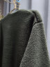 无印良品 MUJI 女式  长毛抓绒 夹克 短款外套女  简约风 BB2NSA3A 烟熏绿色 L(165/88A) 实拍图