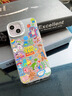 迪士尼（Disney）新款蘋(píng)果大孔手機殼創(chuàng  )意涂鴉巴斯光年彩銀鐳射磨砂硬殼硅膠軟邊個(gè)性可愛(ài)一排米奇適用男女款保護套 【彩銀白色】草莓熊-CY348Y iPhone14/iPhone13 曬單實(shí)拍圖