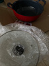 小幸福鑄鐵（KITCHEN LITTLE HAPPINESS KITCHEN）小幸?，m瑯鍋鑄鐵鍋家用燉鍋燉盅砂鍋湯鍋燜燒鍋不粘鍋電磁爐煮鍋 28cm-紫色【內(nèi)灰黑】 28cm 無規(guī)格 曬單實拍圖