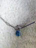 rarebeauty【三八女神節禮物送女友老婆】海洋之心藍托帕石寶石項鏈女士水晶 順豐可刻字-925鏈+3.3克拉托帕石 曬單實(shí)拍圖