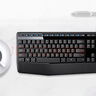 羅技（Logitech）MK346P無線鍵鼠套裝（MK345升級款）企業(yè)采購無線辦公鍵盤鼠標(biāo)套裝人體工學(xué)電腦鍵盤薄膜帶掌托 MK346P 黑色 曬單實拍圖