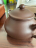 謙君宜興紫砂壺原礦紫泥手工功夫茶具泡茶壺家用小號個(gè)人品茗潘壺 紫泥 260ml 單只(約260ml) 曬單實(shí)拍圖