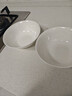 斯凱綈（Sky Top）面碗陶瓷湯碗泡面碗純白骨瓷沙拉碗餐具套裝家用喬遷7英寸斗碗2件 曬單實拍圖