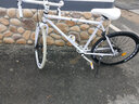 SANGPU公路自行車(chē)成人單速實(shí)心胎死飛騎行自行車(chē)單車(chē)男女學(xué)生活飛賽車(chē) 40刀-白黑白 24寸 曬單實(shí)拍圖