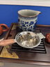 凡越食品級304#不銹鋼茶漏濾網(wǎng)創(chuàng)意茶濾茶水分離茶道零配件濾茶器 熊貓茶漏（酸枝木把手） 曬單實(shí)拍圖