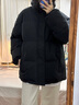 雅鹿棉衣男冬季連帽棉服外套夾克面包服加厚大碼上衣冬天棉襖衣服男裝 卡其色 XL 曬單實拍圖