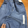 優(yōu)衣庫童裝男女童寬松直筒牛仔長(cháng)褲水洗產(chǎn)品寬腿褲秋冬新款478128 65 寶藍色 160 曬單實(shí)拍圖