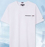 TOMMY HILFIGER【防曬涼感】功能系列春夏男裝珠地網(wǎng)眼休閑透氣短袖上衣T恤 白色YCF M （推薦：135-150斤） 曬單實(shí)拍圖