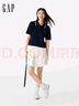 GAP女裝2025春季新款小熊刺繡polo翻領(lǐng)純棉常規短袖針織衫729114 海軍藍 S (160/80A) 亞洲尺碼 曬單實(shí)拍圖