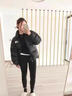 北面羽王同款1996羽絨服經(jīng)典款美版Nuptse男女款休閑立領(lǐng)防風(fēng)防水情侶外套 黑色 XL 175-185cm 曬單實(shí)拍圖