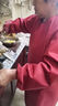 福愛(ài)家洗碗手套加厚耐磨漸變PVC手套廚房清潔手套保潔手套耐用M碼3雙裝 曬單實(shí)拍圖