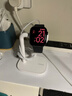 Apple/蘋果 Watch S11 智能手表GPS款46毫米亮黑色鋁金屬表殼黑色運動型表帶M/L MEVH4CH/B 曬單實拍圖