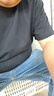佘曼萊重磅潮牌純棉短袖t恤男夏季2024夏季新款ins寬松男裝衣服學(xué)生上衣 黑色+獅子酒紅【兩件裝更優(yōu)惠】 2XL 曬單實拍圖