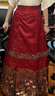隨時(shí)丹犀國風(fēng)質(zhì)感重工紅色織金馬面裙女款新中式敬酒婚服 【丹犀】改良馬面裙 M 曬單實(shí)拍圖