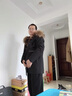 皮爾卡丹（pierre cardin）派克服夾克外套男款冬季中長(zhǎng)款狐貍毛皮毛一體可拆卸水貂內(nèi)膽皮草 中長(zhǎng)款+咖啡色狐貍毛內(nèi)膽 2XL 150斤-170斤 曬單實(shí)拍圖