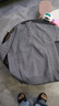 大嘴猴（paul frank）毛衣男秋冬季半高領(lǐng)拉鏈針織衫男保暖寬松毛線(xiàn)衣外套 灰色 2XL 曬單實(shí)拍圖