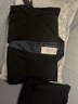 羅蒙（ROMON）西服套裝男春秋季商務(wù)修身西裝男士正裝結婚禮服男裝 黑色XL 曬單實(shí)拍圖