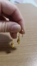 周生生永系列黃金耳飾 金葉子足金耳環(huán) 一葉暴富 40535E計(jì)價(jià) 3.63克(含工費(fèi)130元) 曬單實(shí)拍圖