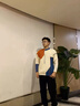 NASALIKE情侶加絨毛衣男秋冬季圓領(lǐng)麻花寬松加厚毛衫學(xué)生純色潮流針織衫 白 L 100-120斤 曬單實(shí)拍圖