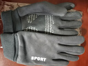 麂皮絨手套男士秋冬戶(hù)外騎行加絨保暖防寒加厚開(kāi)車(chē)觸屏外賣(mài)手套男 男士麂皮絨全指灰色 均碼 曬單實(shí)拍圖