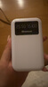 紐曼（Newmine）自帶四線(xiàn)充電寶10000毫安時(shí)小巧移動(dòng)電源 適用蘋(píng)果華為小米手機手電功能3C認證可上飛機高鐵 白色 曬單實(shí)拍圖