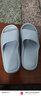 名創(chuàng  )優(yōu)品（MINISO）氣墊四季男女士居家拖鞋輕便軟彈浴室防滑拖鞋厚底踩屎感鞋子夏天 男士-灰色(41-42碼) 曬單實(shí)拍圖