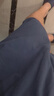 芬騰男士睡褲夏季純棉短褲運動(dòng)休閑五分褲全棉家居褲 深灰蘭  4XL 曬單實(shí)拍圖