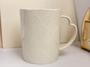 景德鎮陶瓷家用創(chuàng  )意影青雕刻馬克杯男女簡(jiǎn)約喝茶水杯辦公咖啡杯生日禮物 灰陶雕刻美式咖啡杯 曬單實(shí)拍圖