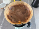 Hero咖啡滤纸 滴漏式手冲咖啡过滤纸V型滤杯用滤纸1-2人份小号 原木色 实拍图