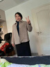 恒源祥雙面羊毛大衣女短款2025新款春秋冬季小個(gè)子感燕麥色毛呢外套 燕麥 S 【85-100斤】 曬單實(shí)拍圖