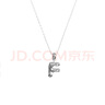 Arsis簡(jiǎn)約字母吊墜項鏈女S925銀鎖骨鏈送女友生日禮物 字母F 曬單實(shí)拍圖